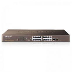 SWITCH TP-LINK TL-SL2218WEB DE 16 PUERTOS 10/100 + 1 PUERTOS GIGABIT + 1 SLOTS SFP MANEJO WEB SMART