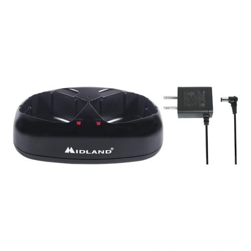 Cargador de escritorio dual para radio GXT serie GXT1000 GXT1030 GXT1050 con adaptador de pared AC