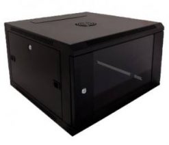 Gabinete de Pared T-VISION 6U (W2), 600 x 600mm, Negro