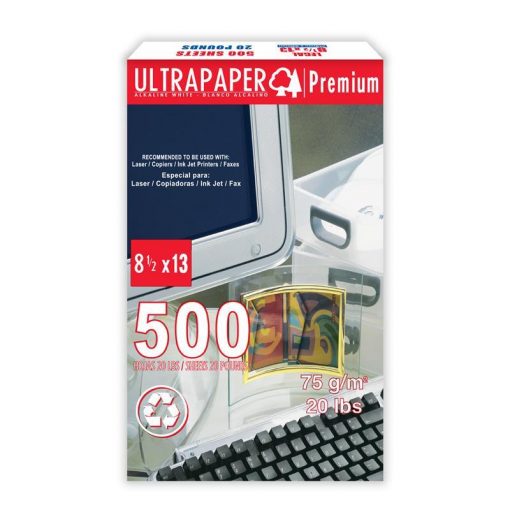 Papel Multipropósito U.P. Premium 20 Lb (8.5" X 13") (96%)