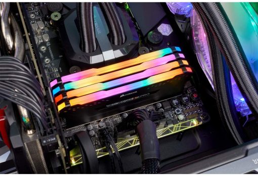 Corsair Vengeance RGB Pro 32GB (4x8GB) DDR4 3600 (PC4-28800) C18 - Memoria de sobremesa, color negro - Imagen 2