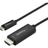 Cable adaptador 3ft (1m) USB C to HDMI Cable, 4K 60Hz USB Type C to HDMI 2.0 Video Adapter Cable, Thunderbolt 3 Compatible, Laptop to HDMI Monitor/Display, DP 1.2 Alt Mode HBR2 Cable, Black - 4K USB-C Video Cable (CDP2HD1MBNL)