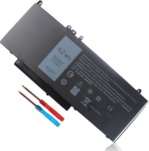 Batería de ion de litio para portátil Dell Latitude E5470 E5570 Precision 3510 Series 7V69Y TXF9M 79VRK 07V69Y 079VRK 079VRK 0TXF9M 0HK6DV Tipo 6MT4T Batería recargable de iones de litio