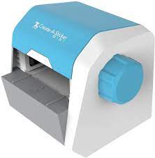 Máquina para crear stickers Xyron 150" X" de varios colores, azul y blanco, 5 pulgadas