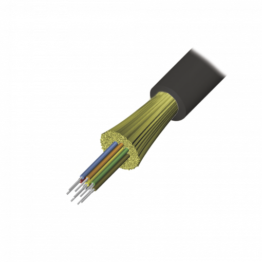 METRO FIBRA OPTICA 4 HILOS INT/EXT TIGHT BUFFER SMF XGLO OS1/OS2 OFNP