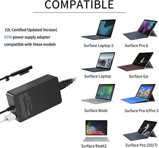 Q4Q-00001-Cargador Surface Pro de 65 W. - Imagen 4