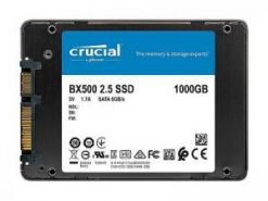 Disco de estado sólido SSD CRUCIAL BX500 de 1TB, 2.5", SATA3 6.0Gb/s