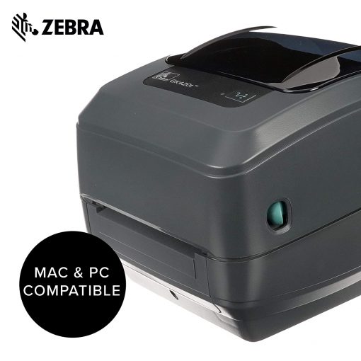 ZEBRA GK420t GK420t - Impresión térmica de escritorio, ancho de impresión de 4 pulgadas, conectividad de puerto USB y Ethernet GK42-102210-000 - Imagen 2