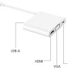 Huawei Matedock 2 AD11 - Adaptador HDMI/VGI/USB-C, color blanco