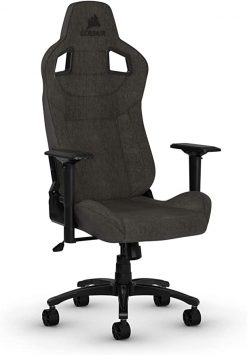 Silla CORSAIR T3 RUSH  Silla de juego con diseño cómodo, color carbón