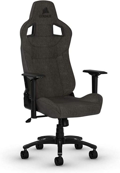 Silla CORSAIR T3 RUSH  Silla de juego con diseño cómodo, color carbón