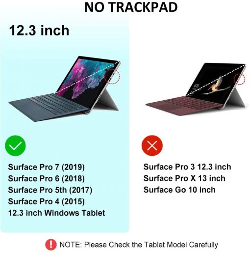 Funda con soporte para teclado tipo inalámbrico desmontable - Negro - Imagen 3