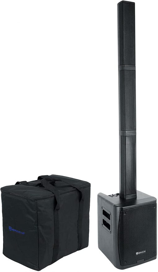 Sistema de altavoces PA DJ con batería y subwoofer