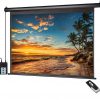 Pantalla de proyector motorizada de 100 pulgadas