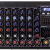 Mezclador autoamplificado de 8 canales con Bluetooth