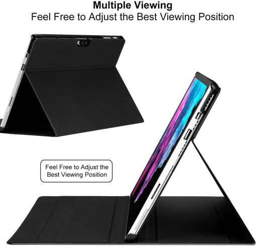 Funda con soporte para teclado tipo inalámbrico desmontable - Negro - Imagen 2