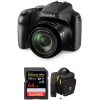 Cámara digital Panasonic Lumix DC-FZ80 con kit de accesorios