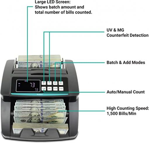 Kolibri, contador de dinero con detección UV - Imagen 3
