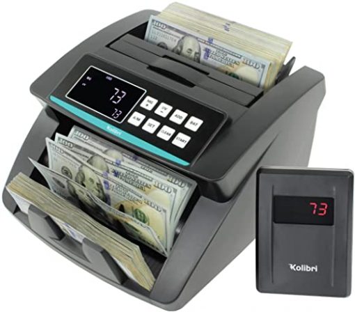 Kolibri, contador de dinero con detección UV