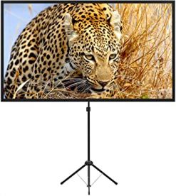Pantalla de proyector de 80 pulgadas con soporte