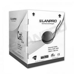 Caja de cable UTP CAT6 LANPRO, 1000Pies, Gris, Indoor AWG23