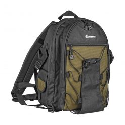 Canon 200 EG Deluxe Photo Backpack, Black with Olive