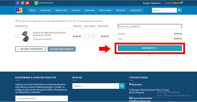 Cómo comprar en FScompras