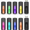 KOOTION Paquete de 10 unidades flash USB de 8 GB, unidades retráctiles para el pulgar USB 2.0 a granel, unidades de memoria portátiles para almacenamiento de datos, compartir archivos (8G, colores mixtos)