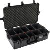 Pelican 1605AirTP Estuche rígido de transporte con inserto de sistema divisor TrekPak (negro)