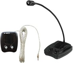 32.8 ft de cable de extensión My-e330 ventana altavoz banco intercomunicador de dos vías AC micrófono intercomunicador sistema de intercomunicación