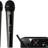 AKG Pro Audio WMS40 Mini2, sistema de micrófono inalámbrico con dos micrófonos BD US45A/C EU/US/UK