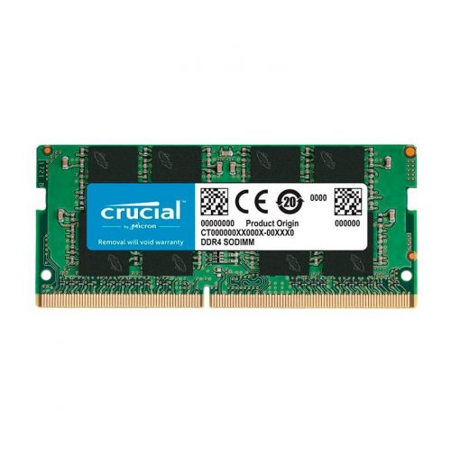 Memoria RAM DDR4 8GB 2666MHZ SODIMM, PC4-21300, CRUCIAL, CL19, 1.2V