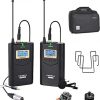Sistema de micrófono inalámbrico, Comica CVM-WM100 UHF 48 canales