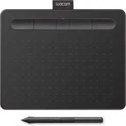 Wacom CTL4100 Intuos - Tableta de dibujo con 3 programas de software incluidos, 7.9 "x 6.3", color negro.