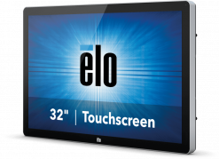 3202L Pantalla interactiva de 32 pulgadas de ancho, IDS IDS 02-Series, WW, capacitiva proyectada de 12 toques, USB, transparente, sin bisel, interfaz de video VGA, HDMI y DisplayPort, gris