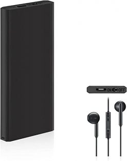 Grabadora de voz, dispositivo de grabadora de voz más delgado para conferencias, reuniones, entrevistas, dispositivo de grabadora de memoria de 16 GB con reproducción, MP3, recargable por USB, sello de tiempo
