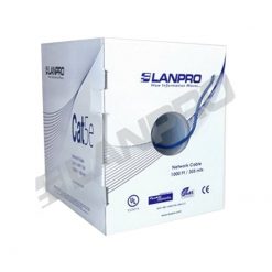 CAJA DE CABLE UTP CAT5e LANPRO 1000PIES AZUL, PARA INTERIORES SOLID UL+CSA+ETC 100% Cobre