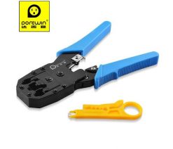 PINZA PARA ARMAR CABLE RJ11, RJ12, RJ45 + PELADORA DOREWIN DW-G315