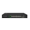 Switch T-VISION 16GE-2GE de 18 puertos, 16 puertos POE 10/100/1000M