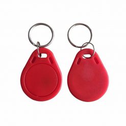 Token RFID 125KHz EM4100 con chipset eTK4100, Rojo.