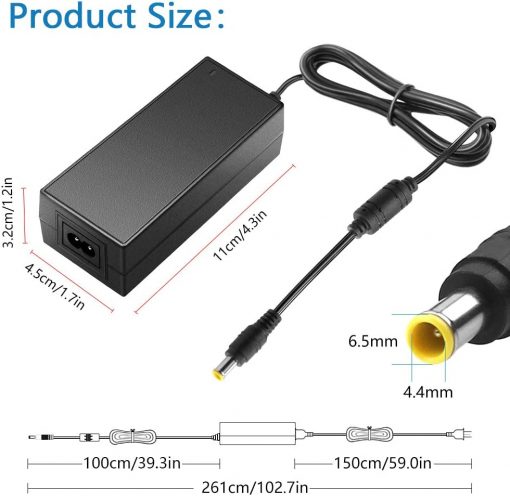 SHNITPWR Cable de alimentación de 14 V para Samsung Monitor 14 V 3 A 2.5 A 2.14 A 1.78 A 42 W Fuente de alimentación AC DC adaptador para Samsung SyncMaster 15 17 18 19 20 22 23 24 27 pulgadas pantalla TFT LED LCD TV Monitor - Imagen 3