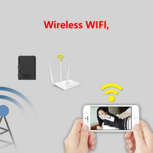 Cámara WiFi inalámbrica pequeña, cámaras de seguridad espía ocultas, cámara de perro para mascotas, cámara de bebé 1080P con control remoto portátil, aplicación de teléfono - Imagen 2
