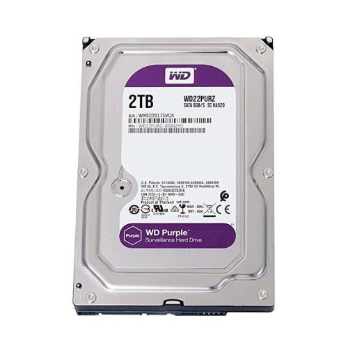 Disco duro WD para video vigilancia Morado 2TB 3.5, 256MB cache, 5400RMP, Purple
