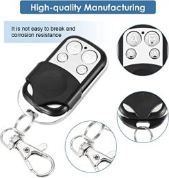 Llavero de control remoto inalámbrico, control remoto universal de clonación con antirrobo de un solo clic y frecuencia fija de 433.92 MHz para controlar tus dispositivos, automóviles, hogares y garajes