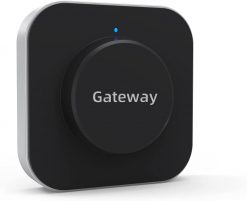 SMONET Cerradura de puerta inteligente WiFi Gateway, entrada sin llave Bluetooth cerradura electrónica de puerta Puente Wi-Fi, TTLock Smart Deadbolt WiFi Hub funciona con Alexa