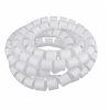 Organizador de cables en espiral de plastico de 22mm Blanco (xPie)