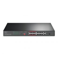 Switch Gigabit TP-LINK TL-SL1218P de 16 puertos PoE+10/100 Mbps, 2 puertos Gigabit