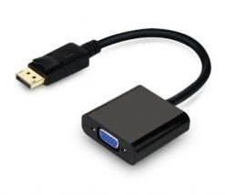Adaptador Display Port Macho A VGA Hembra - 1 Solo Sentido