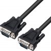 DTech DB9 - Cable serie de 9 pines macho a macho RS232 recto, portátil