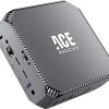 ACEMAGICIAN Mini PC, Intel N5095 (hasta 2.9 GHz) Mini computadora de escritorio, 12 GB DDR4 RAM 256 GB SSD, pantalla dual HDMI 4K, WiFi 2.4/5G y BT4.2, Gigabit Ethernet con soporte VESA para uso diario/oficina